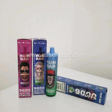 Montenegro Rum Bar 9000 Puffs Wholesale Vape